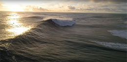 Giant Nazare from a Drone