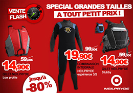 Ce weekend, Flysurf équipe les grands riders, à petits prix!