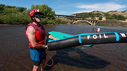 Leçon de foil wing avec Dan Gavere