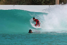 Felipe Toledo et ses potes au jardin des vagues