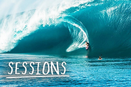 Endless Heavy Waves in Tahiti